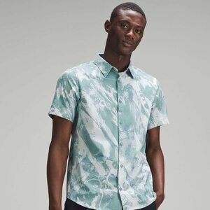 Lululemon Airing Easy Camp Collar Shirt *Ventilated Mesh